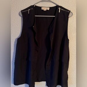 Michael Kors Black Sleeveless Top
